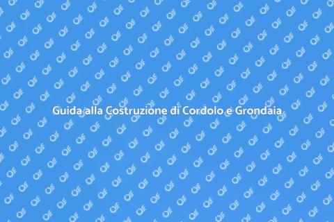 Costruzione Cordolo e Grondaia in Cemento