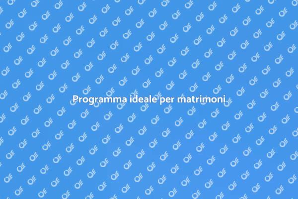 Wedding design: il programma perfetto
