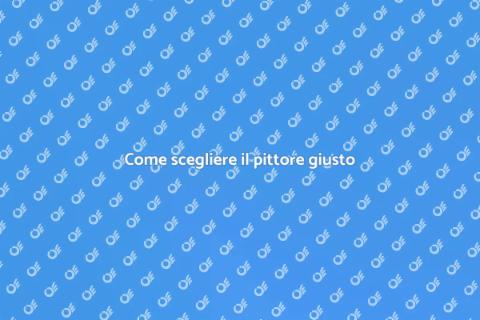 Contattare un pittore esperto