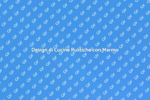 Cucina Rustica con Piano in Marmo