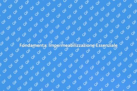 Impermeabilizzazione Fondamenta Sicura