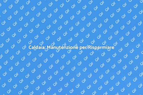 Manutenzione Caldaia: Comfort Energetico