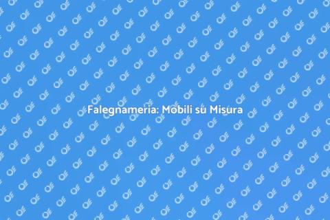 Servizi di Falegnameria Unici