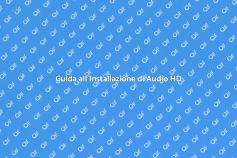 Installazione Sistema Audio di Qualità