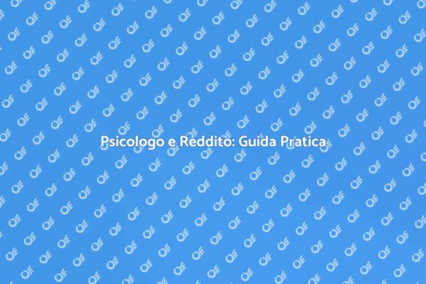 Accesso ai Servizi Psicologici e Reddito
