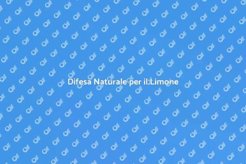 Proteggere il Limone dalle Infestazioni