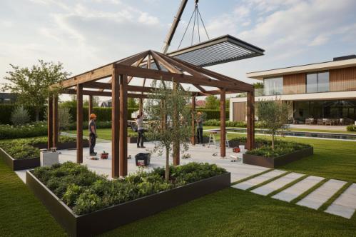 costruire un gazebo