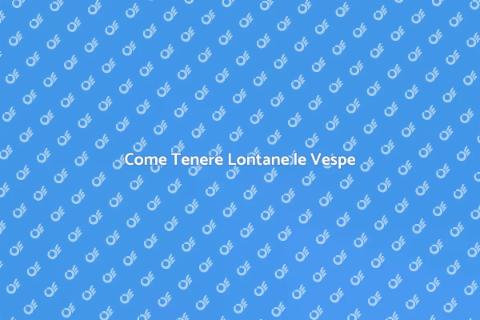 Protezione dalle Vespe in Estate
