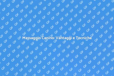 Massaggiatore per Cani: Benessere Fido