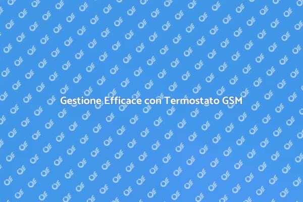 Termostato GSM: Efficienza e Comfort