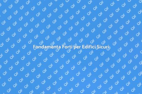 Potenziare Fondamenta Costruzione
