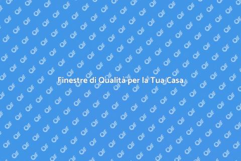 Installazione Finestre di Qualità