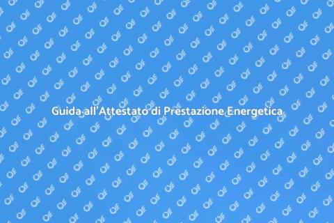 Attestato di Prestazione Energetica