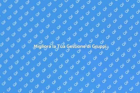 Seminario sulla Gestione dei Gruppi