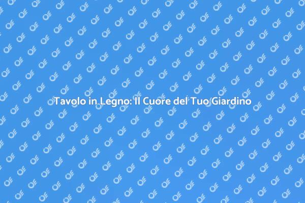 Tavolo da Picnic: Un Must per il Giardino