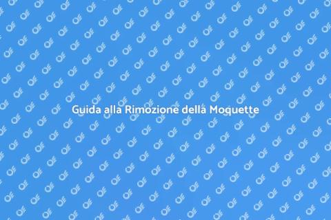 Rimuovere la Moquette e Rivestire