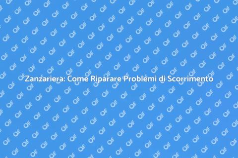 Riparazione Zanzariera: Soluzioni Pratiche