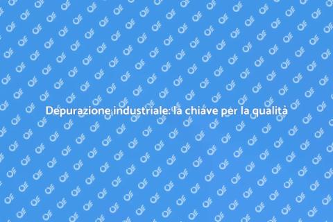 Depuratore per uso industriale
