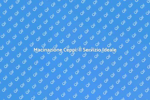 Macinazione Ceppi: Cura del Giardino
