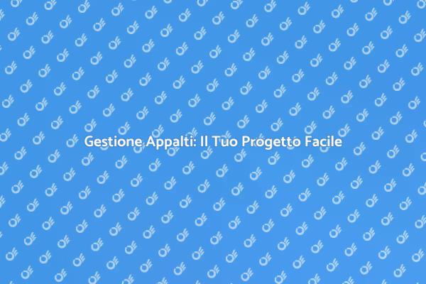 Ufficio Appalti: Un Aiuto Necessario