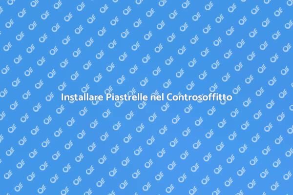 Controsoffitto: Estetica e Funzionalità