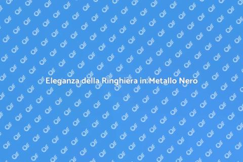 Ringhiera in Metallo Nero per Esterni