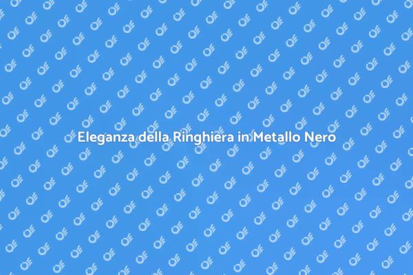 Metallo Nero: La Scelta per Esterni