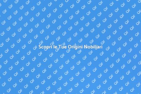Analisi Genealogiche Nobiliari