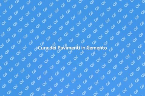 Manutenzione Pavimenti in Cemento