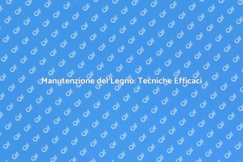 Pittura del Legno: Bellezza e Durabilità