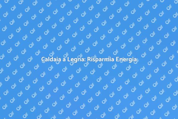 Efficienza Energetica con Caldaia a Legna