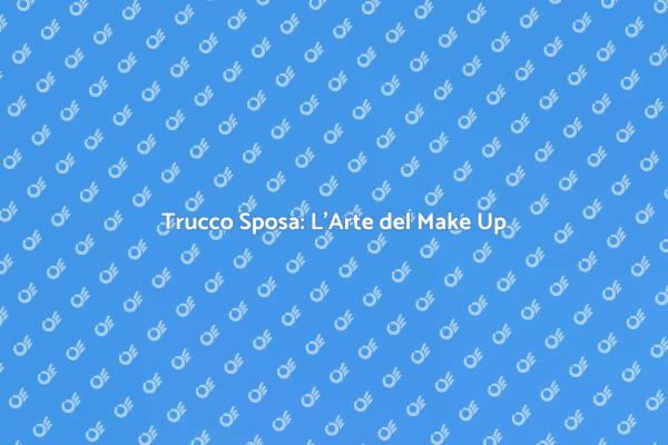 Esperti di Trucco per il Matrimonio
