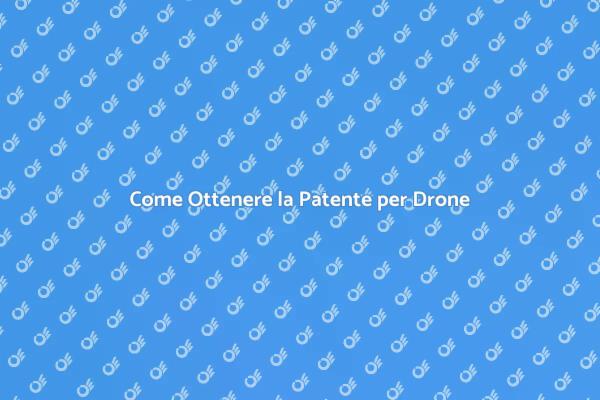 Patente per Drone: Cosa Sapere