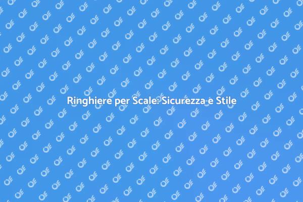 Installare una Nuova Ringhiera per Scale