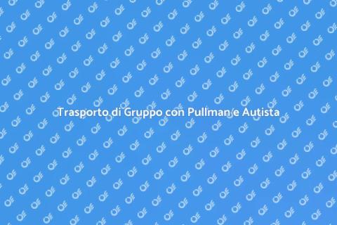 Noleggio Pullman con Autista Affidabile