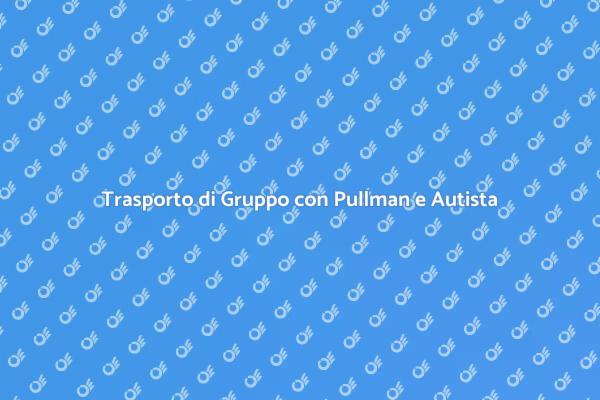 Trasporto Affidabile con Pullman Noleggiato