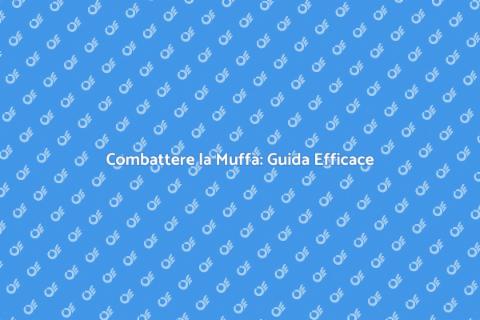 Muffa: Soluzioni Efficaci per Ambienti