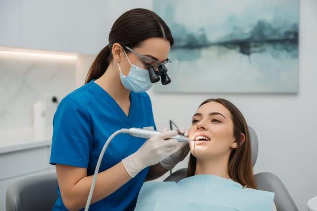Fare la pulizia dei denti