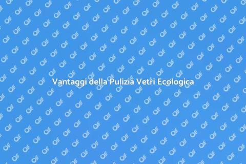 Pulizia Vetri Ecologica per Casa