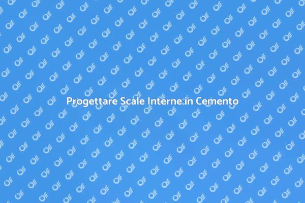 Scale in Cemento: Funzionalità e Stile