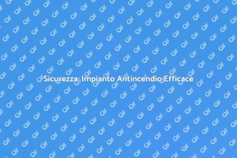 Impianto di Spegnimento Antincendio
