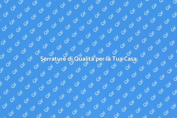 Installazione Serrature Esperti a Domicilio
