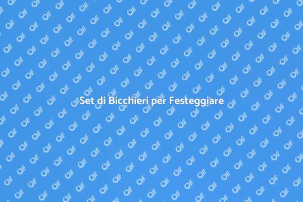 Bicchieri per Feste: Eleganza e Funzionalità