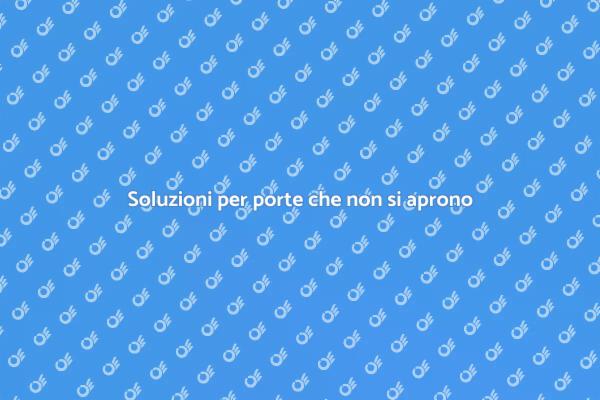 Ripara la tua porta in pochi passi