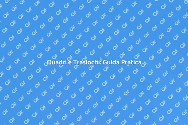 Fissare Quadri: Guida al Trasloco