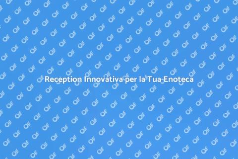 Banco Reception Moderno per Enoteca