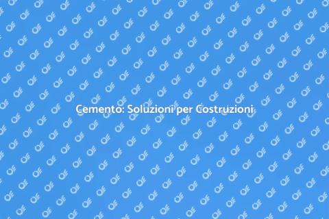 Il Cemento: Versatile nelle Costruzioni