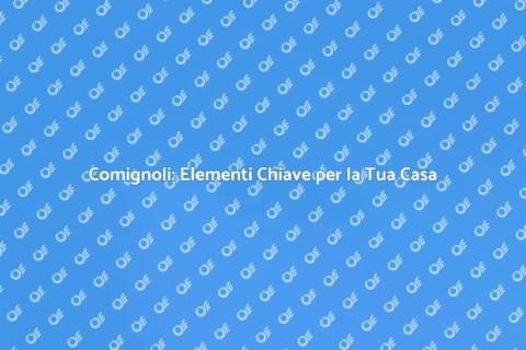 Comignoli: Magia e Funzione in Casa