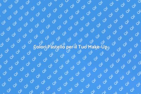 Palette Occhi Colori Pastello