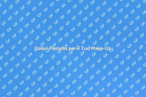 Palette di Colori Pastello per Occhi